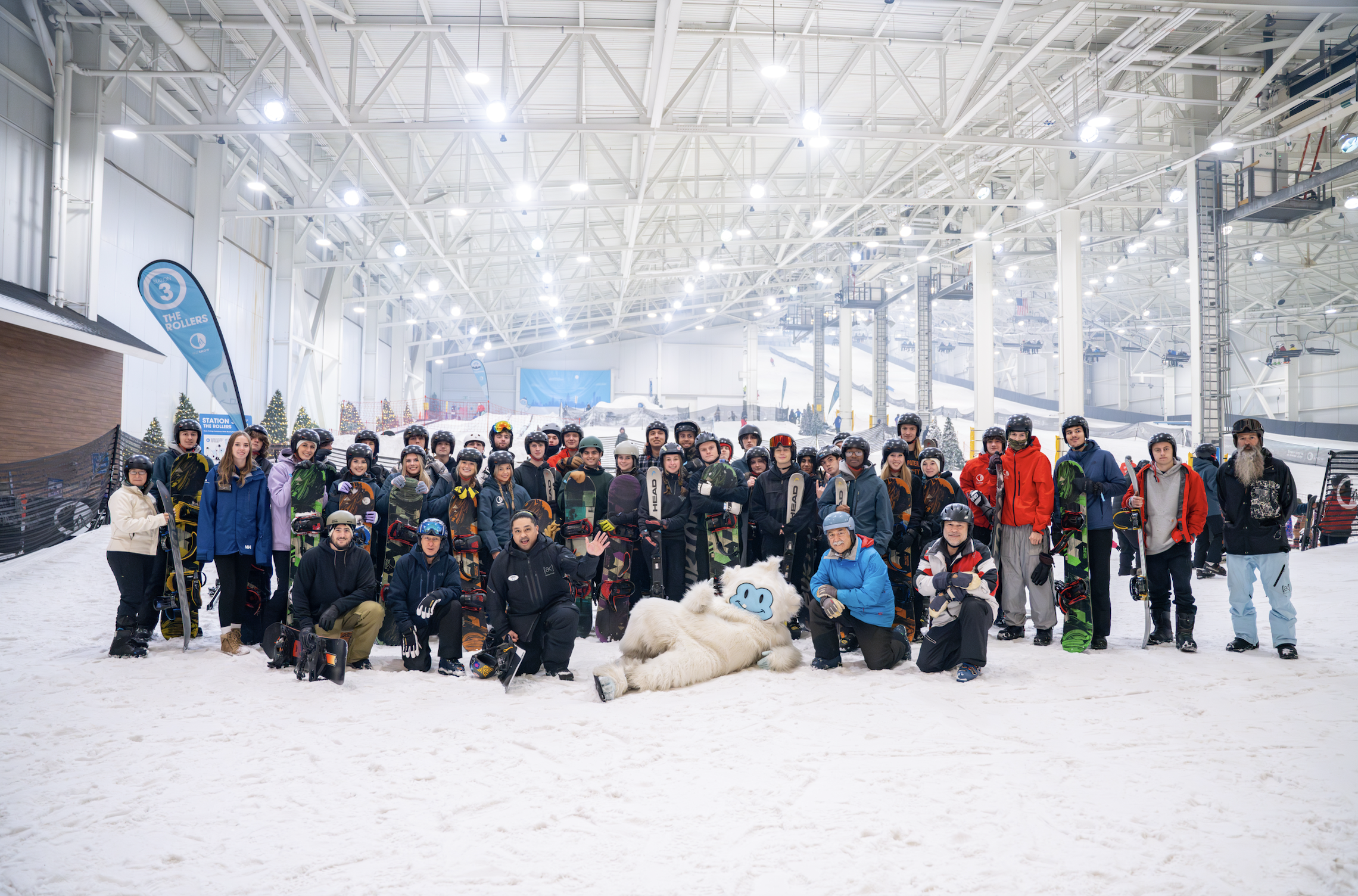 Group having fun at Big SNOW