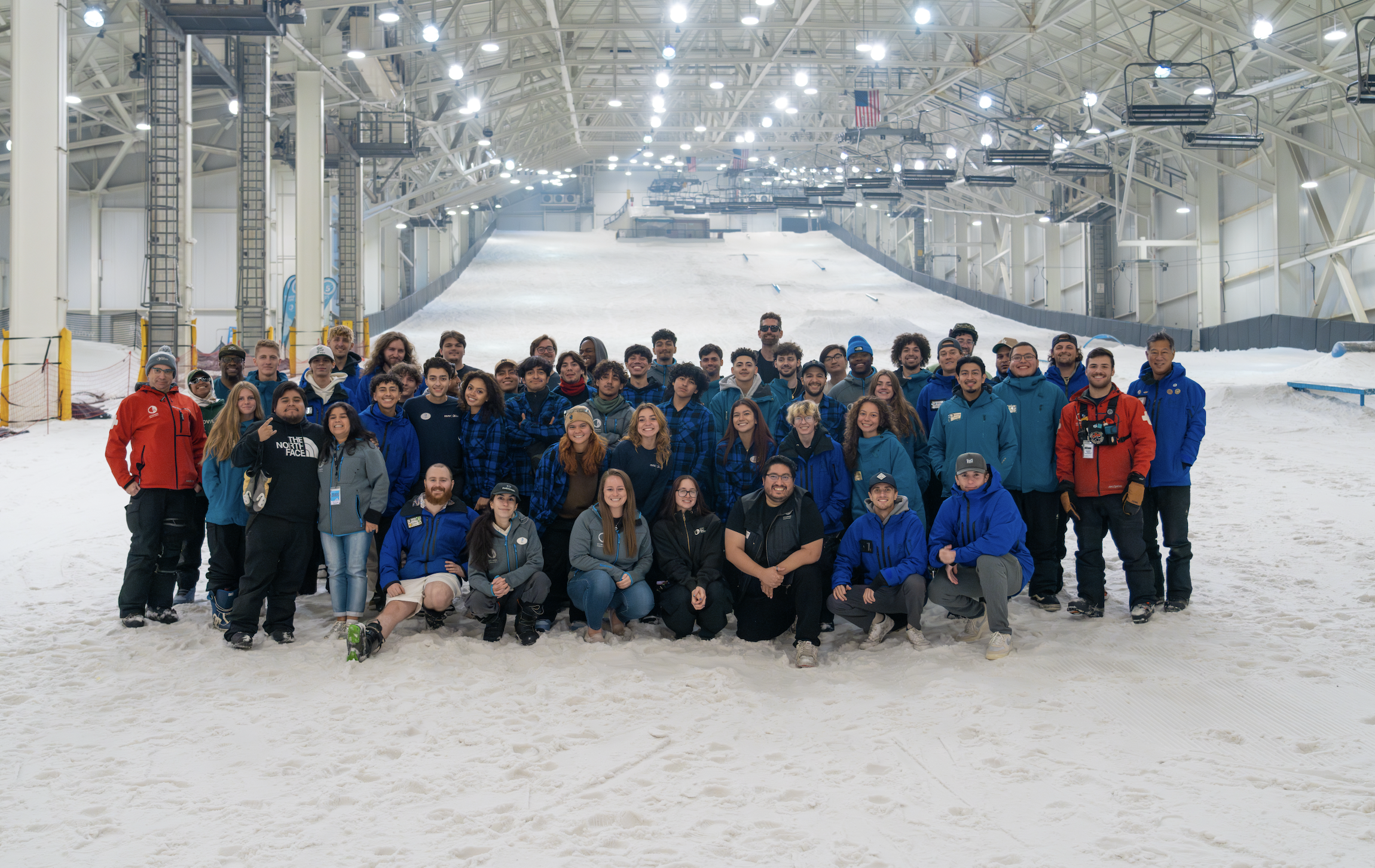 Group having fun at Big SNOW